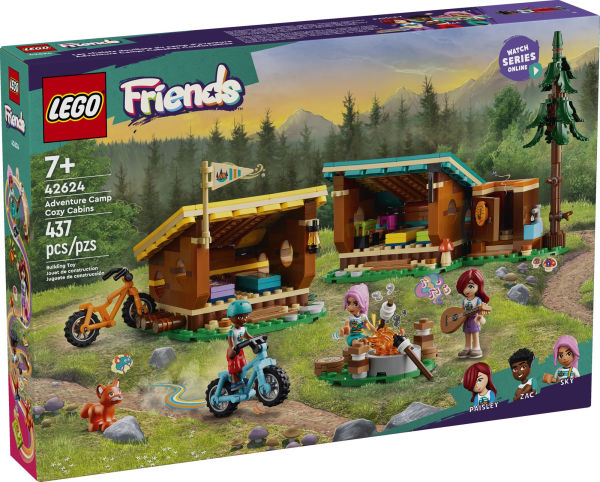 LEGO Friends Adventure Camp Cozy Cabins 42624
