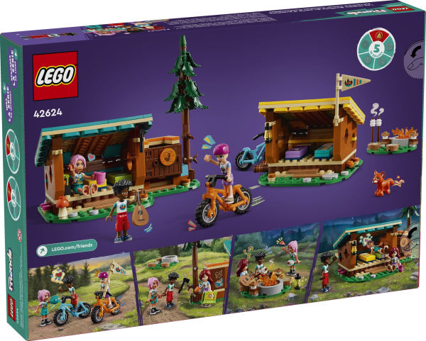LEGO Friends Adventure Camp Cozy Cabins 42624