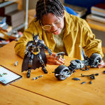 Alternative view 3 of LEGO Super Heroes DC Batman Construction Figure and the Bat-Pod Bike 76273