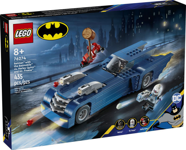 LEGO Super Heroes DC Batman with the Batmobile vs. Harley Quinn and Mr. Freeze 76274