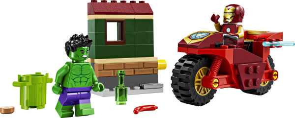 LEGO Super Heroes Marvel Iron Man with Bike and The Hulk 76287