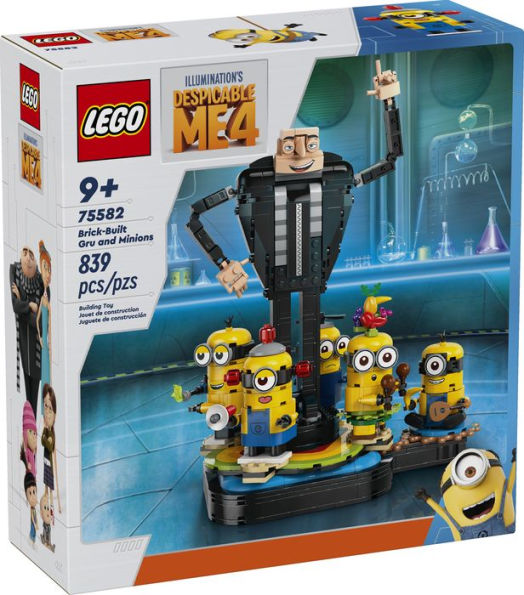 LEGO Despicable Me Brick-Built Gru and Minions 75582