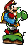 Alternative view 2 of LEGO Super Mario Super Mario World: Mario & Yoshi 71438