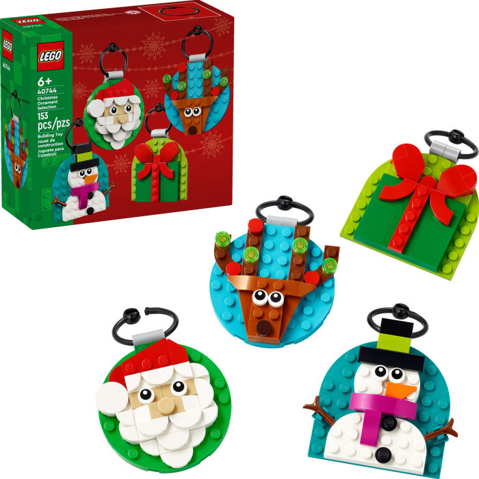 LEGO Iconic Christmas Ornament Selection 40744