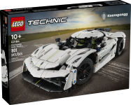 Alternative view 6 of LEGO Technic Koenigsegg Jesko Absolut White Hypercar 42184 (B&N Exclusive)