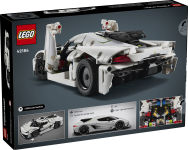 Alternative view 7 of LEGO Technic Koenigsegg Jesko Absolut White Hypercar 42184 (B&N Exclusive)