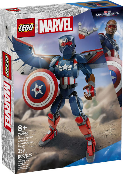 LEGO Super Heroes New Captain America Construction Figure 76296