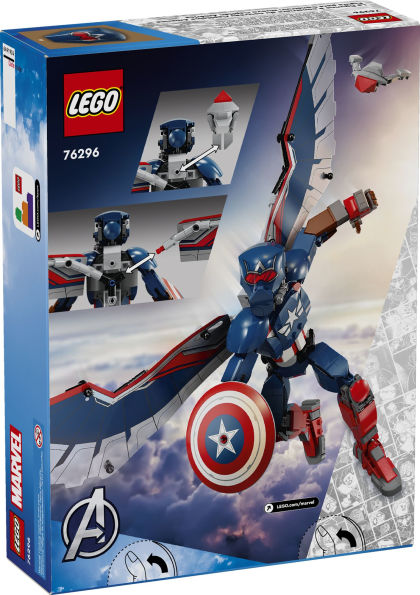 LEGO Super Heroes New Captain America Construction Figure 76296