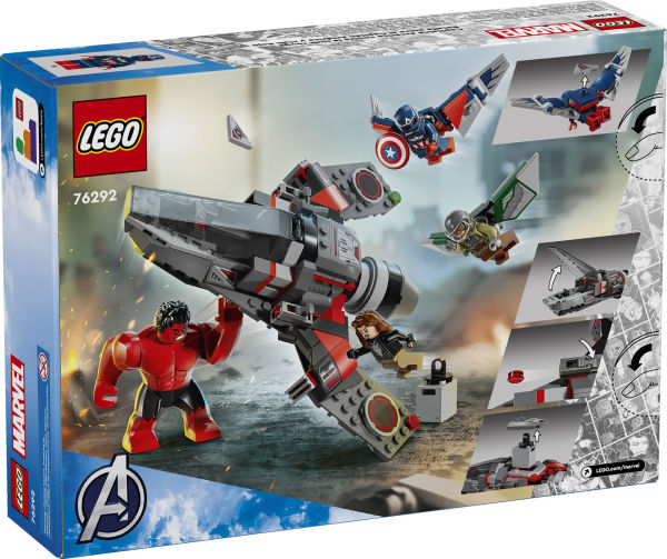 LEGO Super Heroes Marvel Captain America vs. Red Hulk Battle 76292