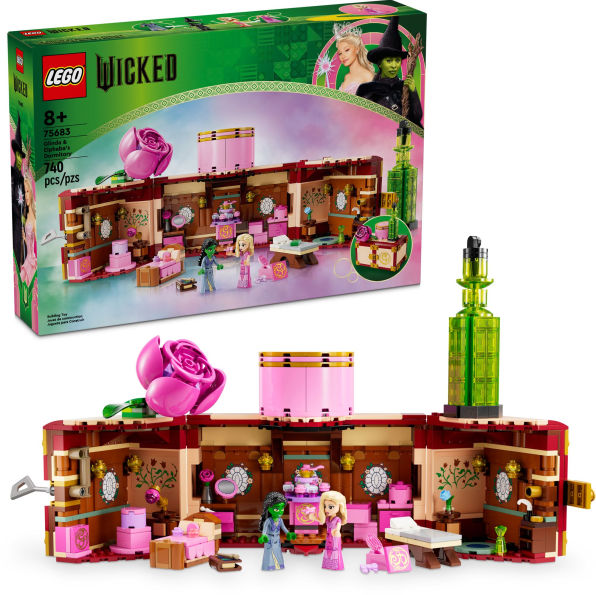 LEGO Wicked Glinda & Elphaba's Dormitory 75683