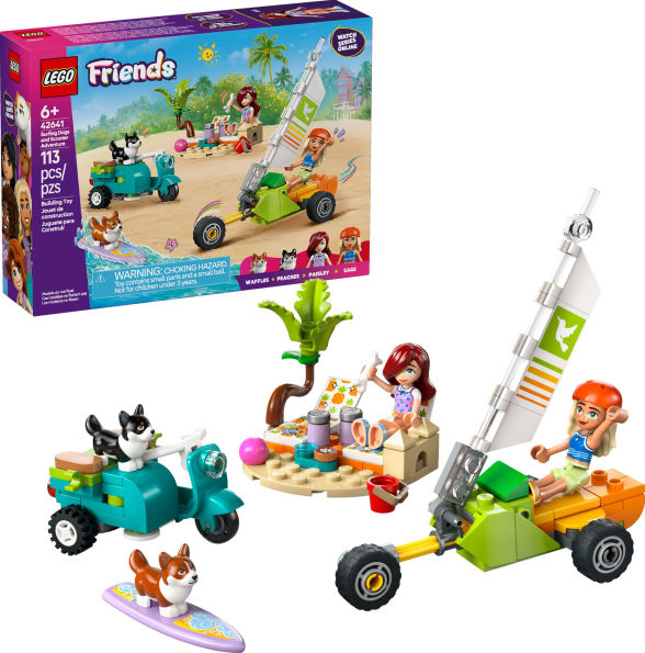 LEGO Friends Surfing Dogs and Scooter Adventure 42641