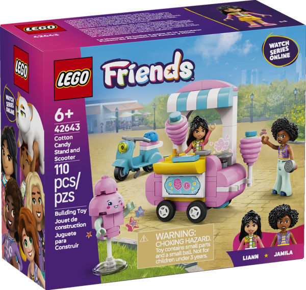 LEGO Friends Cotton Candy Stand and Scooter 42643
