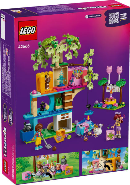 LEGO Friends Cat Birthday Party & Tree House 42666