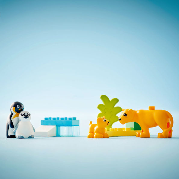 LEGO DUPLO Wild Animal Families: Penguins & Lions 10442