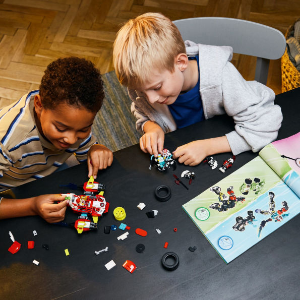 LEGO DREAMZzz Cooper's Tiger Mech & Zero's Hot Rod Car 71497