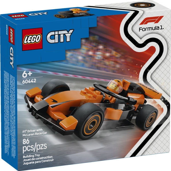 LEGO City Formula 1 F1® Driver with McLaren Race Car 60442
