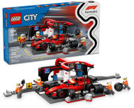 Title: LEGO City Formula 1 F1® Pit Stop & Pit Crew with Ferrari Car 60443