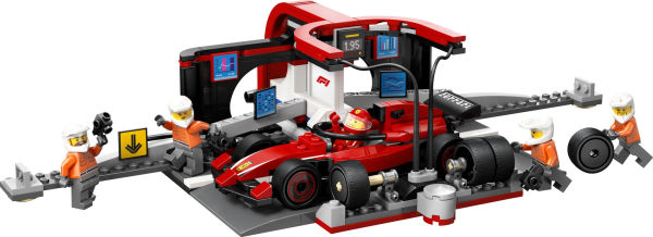 LEGO City Formula 1 F1® Pit Stop & Pit Crew with Ferrari Car 60443