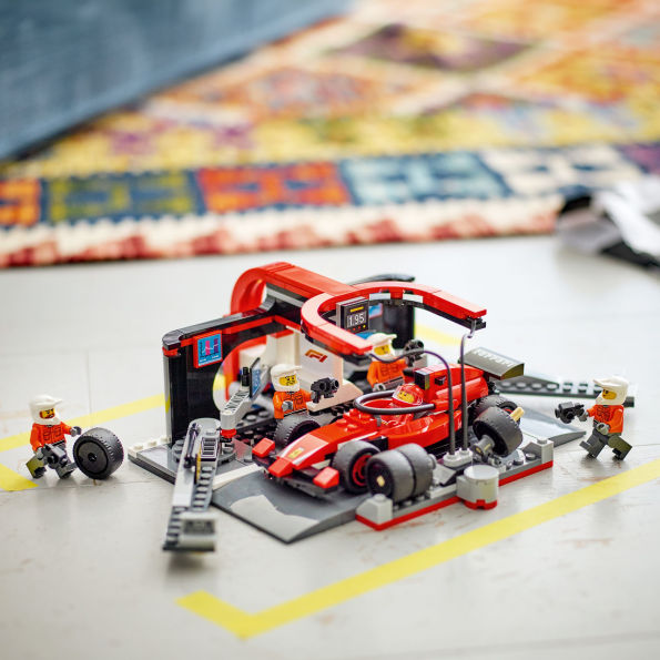 LEGO City Formula 1 F1® Pit Stop & Pit Crew with Ferrari Car 60443