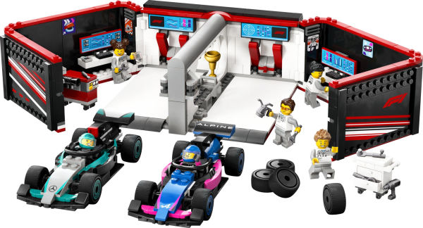 LEGO City Formula 1 F1® Garage & Mercedes-AMG & Alpine Cars 60444