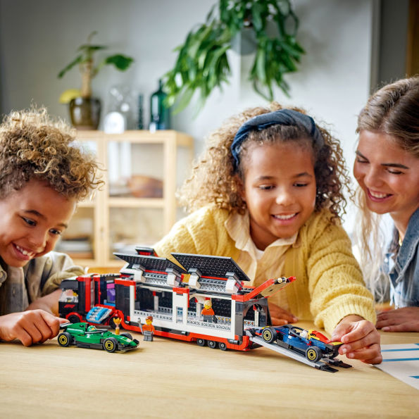 LEGO City Formula 1 F1® Truck with RB20 & AMR24 F1® Cars 60445