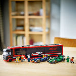 Alternative view 5 of LEGO City Formula 1 F1® Truck with RB20 & AMR24 F1® Cars 60445
