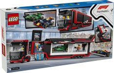 Alternative view 7 of LEGO City Formula 1 F1® Truck with RB20 & AMR24 F1® Cars 60445