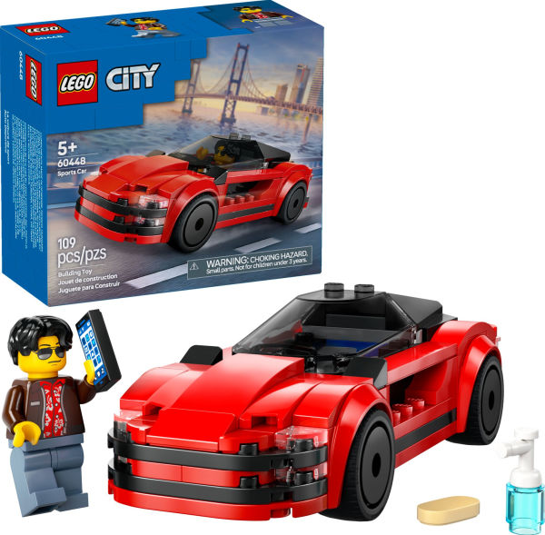 LEGO City Great Vehicles Red Sports Car 60448