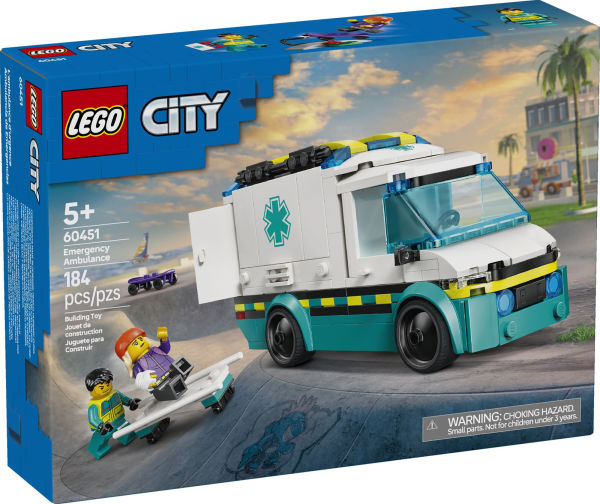 LEGO City Great Vehicles Emergency Ambulance 60451