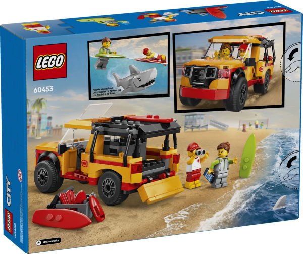 LEGO City Great Vehicles Lifeguard Beach Rescue Truck 60453