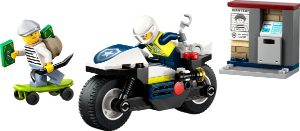 LEGO City Police Motorcycle Chase 60455