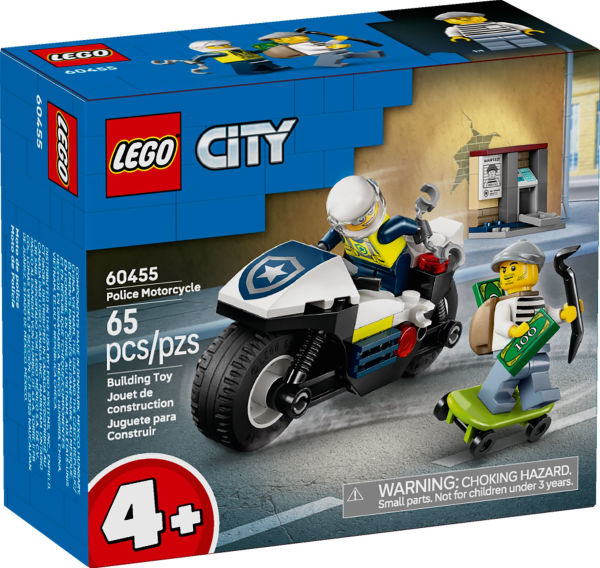 LEGO City Police Motorcycle Chase 60455