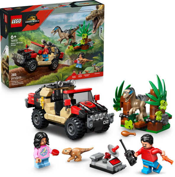 LEGO Jurassic World Raptor Off-Road Escape 76972