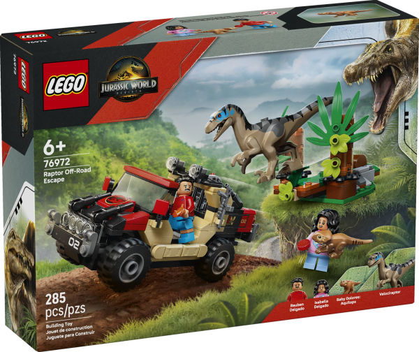 LEGO Jurassic World Raptor Off-Road Escape 76972
