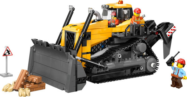 LEGO City Big Vehicles Yellow Bulldozer 60466