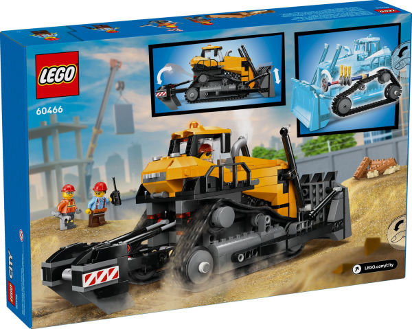 LEGO City Big Vehicles Yellow Bulldozer 60466