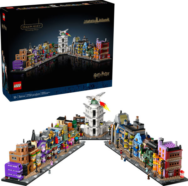 LEGO Harry Potter Diagon Alley Wizarding Shops 76444