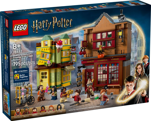 LEGO Harry Potter Quality Quidditch Supplies & Ice Cream Parlour 76452