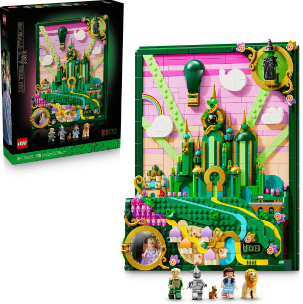 LEGO Wicked Emerald City Wall Art 75685