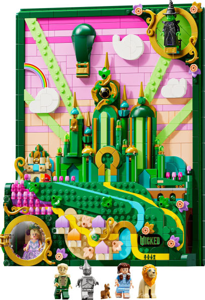 LEGO Wicked Emerald City Wall Art 75685