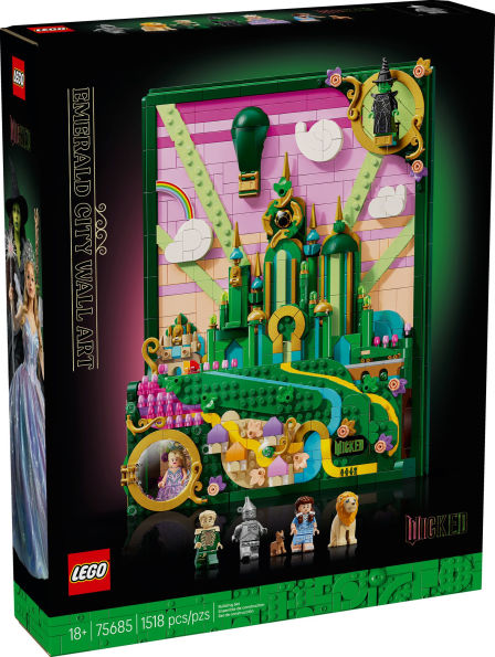 LEGO Wicked Emerald City Wall Art 75685