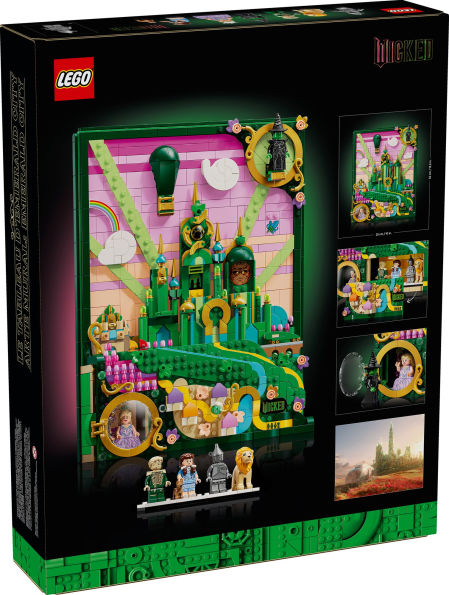 LEGO Wicked Emerald City Wall Art 75685