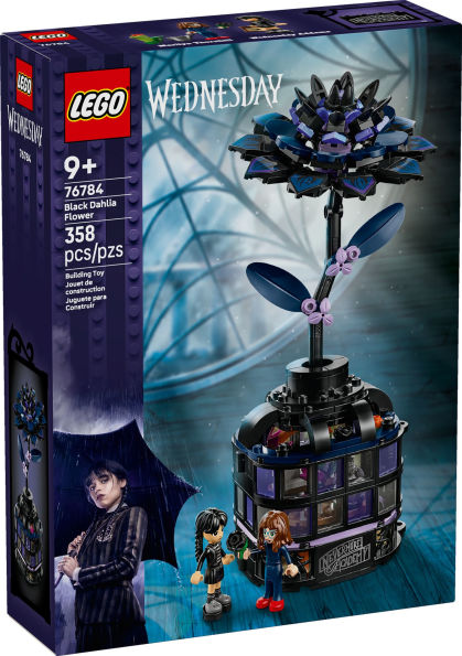 LEGO Wednesday Black Dahlia Flower 76784