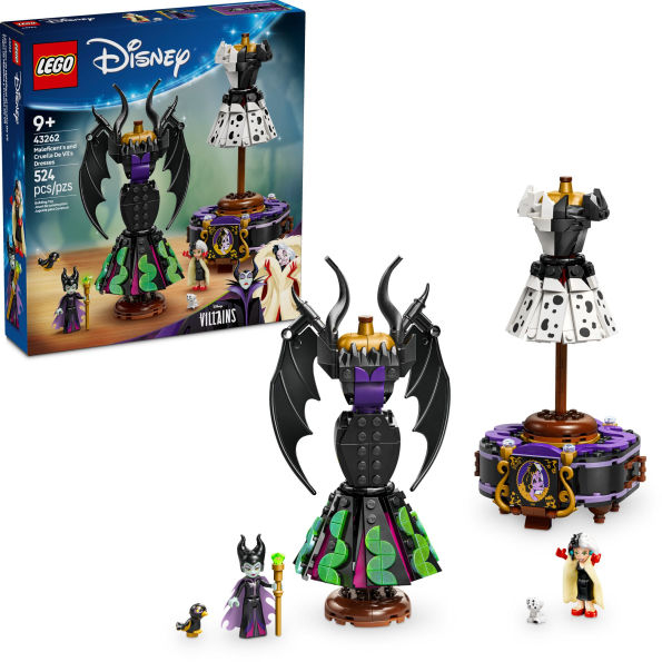 LEGO Disney Classic 43262 Maleficent's and Cruella De Vil's Dresses