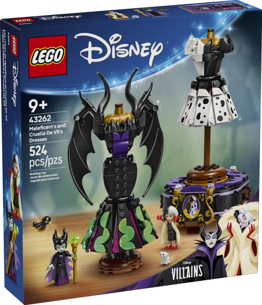 LEGO Disney Classic 43262 Maleficent's and Cruella De Vil's Dresses