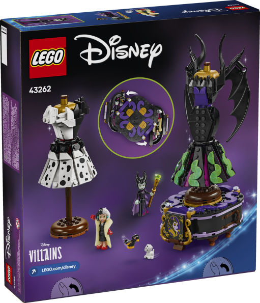 LEGO Disney Classic 43262 Maleficent's and Cruella De Vil's Dresses