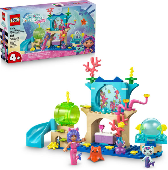 LEGO Gabby's Dollhouse Mermaid Gabby's Aquarium Adventure 11204