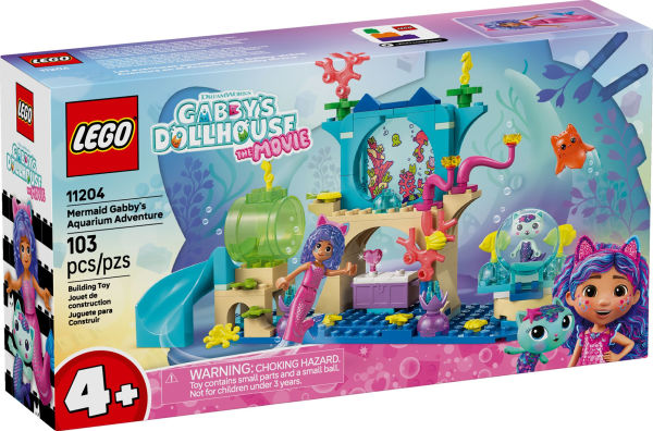 LEGO Gabby's Dollhouse Mermaid Gabby's Aquarium Adventure 11204