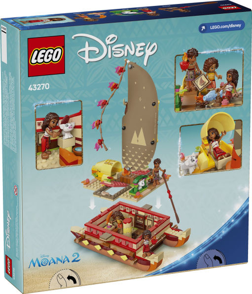 LEGO Disney Princess Moana's Adventure Canoe 43270