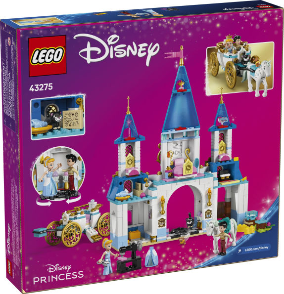 LEGO Disney Princess Cinderella's Castle & Horse Carriage 43275